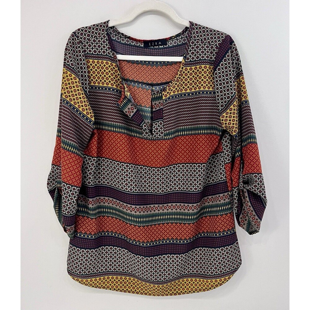 Ezra Bohemian Blouse Women's Size Large